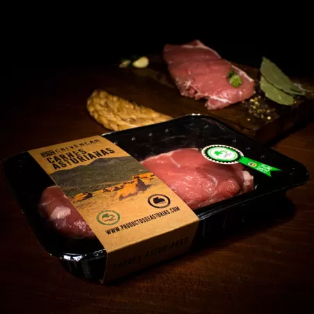 ENTRECOT DE TERNERA ASTURIANA IGP (1 un. - 400 gr.) Carne de Ternera Asturiana I.G.P.