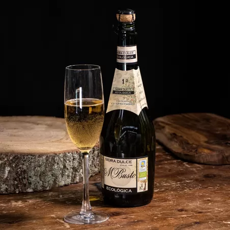 SIDRA ECOLÓGICA ACHAMPANADA MANUEL BUSTO  Sidras espumosas