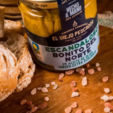 Bonito del norte ecológico El Viejo Pescador, 230 g.