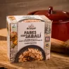 Beans with wild boar. Gourmet pre-cooked dish
