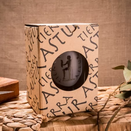 Vaso de Sidra Tierra Astur en Caja de Cartón