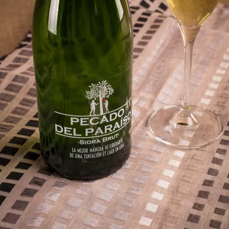 Pecados del Paraíso brut sparkling cider