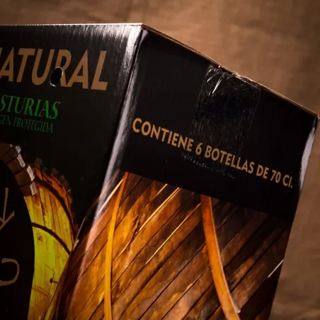 Caja de 6 botellas de sidra Tierra Astur DOP