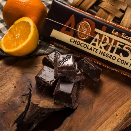 Chocolate Negro con Naranja Tierra del Artesano 