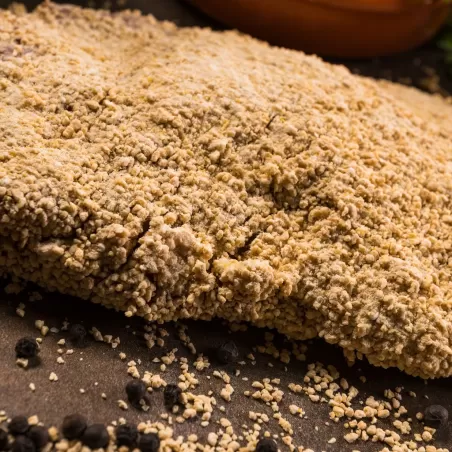 Veal cachopo stuffed with Gamonéu cheese