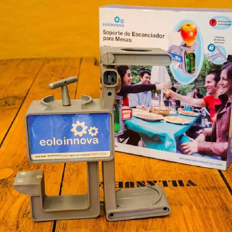 SOPORTE DE MESA ANTIRROBO ESCANDIADOR ELÉCTRICO 