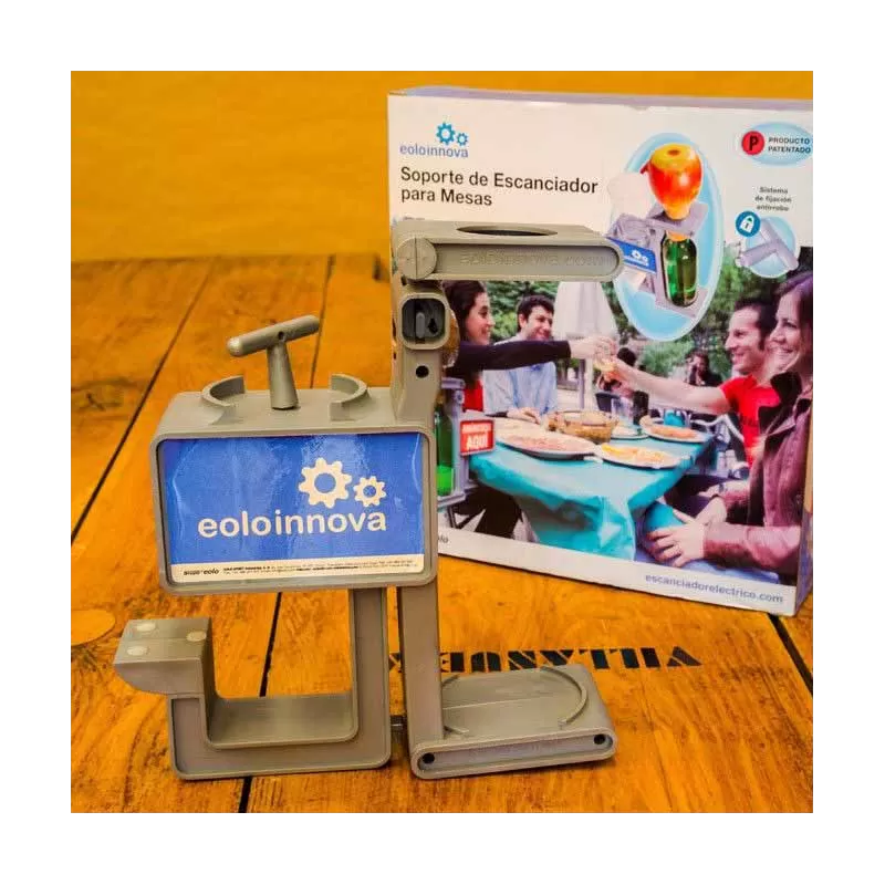 SOPORTE DE MESA ANTIRROBO ESCANDIADOR ELÉCTRICO 